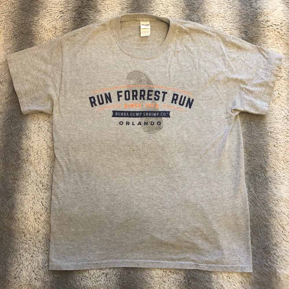 🦐 Bubba Gump Shrimp Tee Run Forest Run Mens L